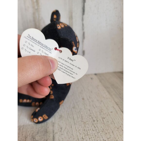 Beanie baby yikes black Halloween bear vintage collectible - Picture 4 of 7
